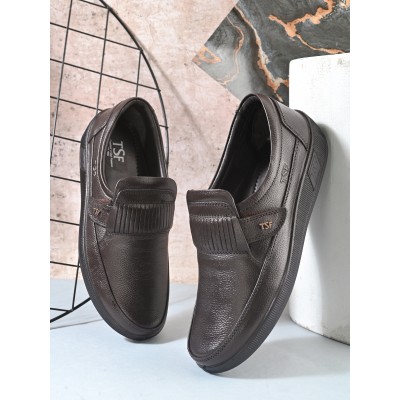 TSF Brown Formal Driving  Slip-On (4021-BRN) 